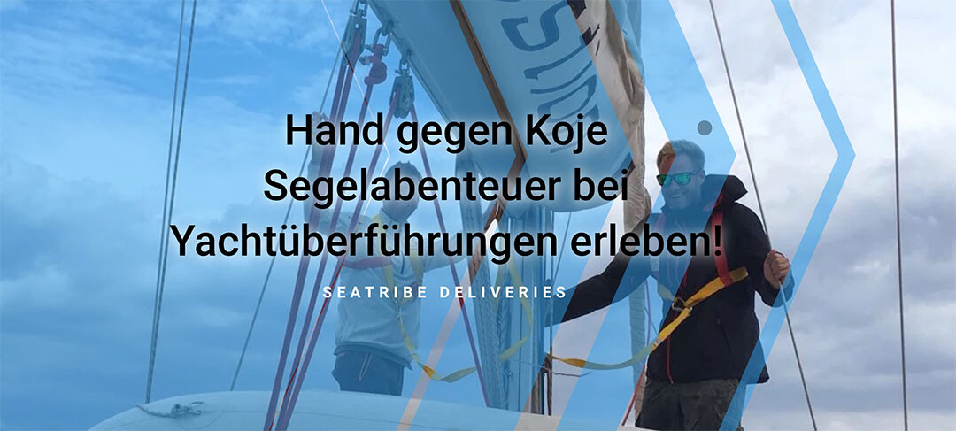 Segeln Hand gegen Koje